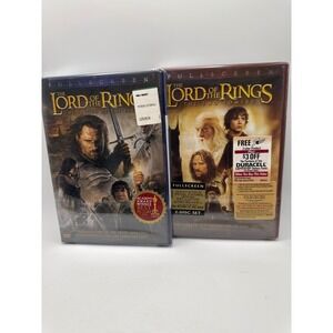 The Lord of the Rings The Return of the‎ King Fullscreen DVD Movie 2-Disc Set